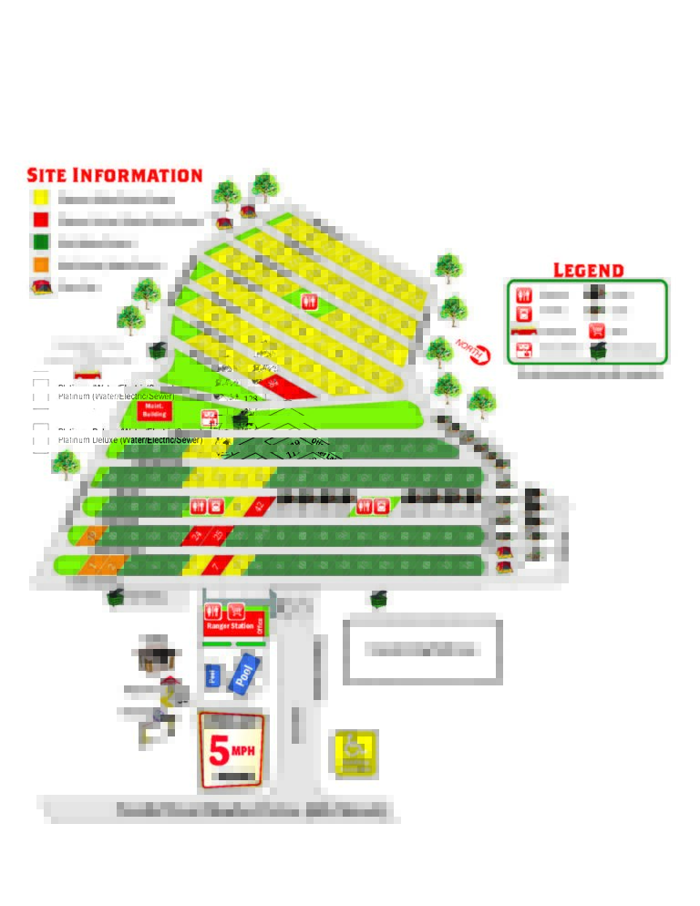 Campground Map – Indiana Beach